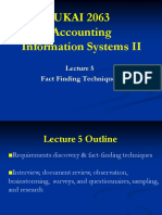 UKAI 2063 Accounting Systems Fact Finding Techniques
