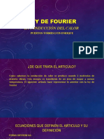 Ley de Fourier