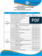 Agenda Kegiatan LKMM Utm 2022 PDF