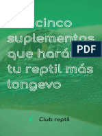 Los Cinco Suplementos Que Harán A Tu Reptil Más Longevo