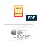 Narrative Design in Finnegans Wake - The Wake Lock Picked (Florida James Joyce) (PDFDrive) PDF