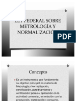 Ley Federal de Metrología y Normalización