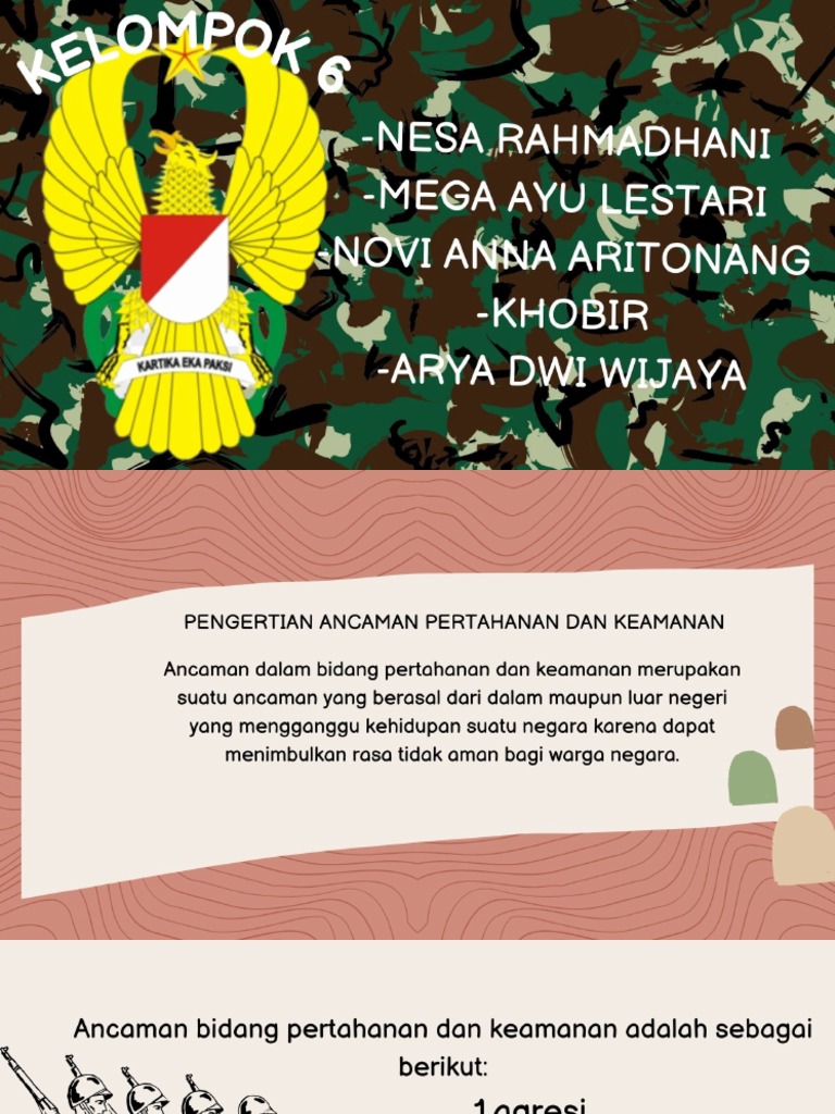 PPKN Ancaman Pertahanan Dan Keamanan Dan Cara Mengatasinya PDF