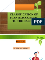 Classiication of Plants Based On Habitat