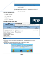 3° Grado - Actividad - Dia 5 de Abril