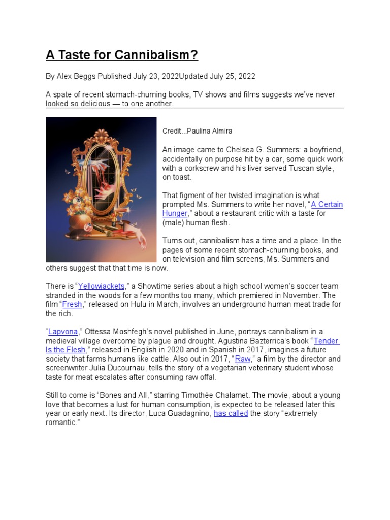 Human Cannibalism | PDF