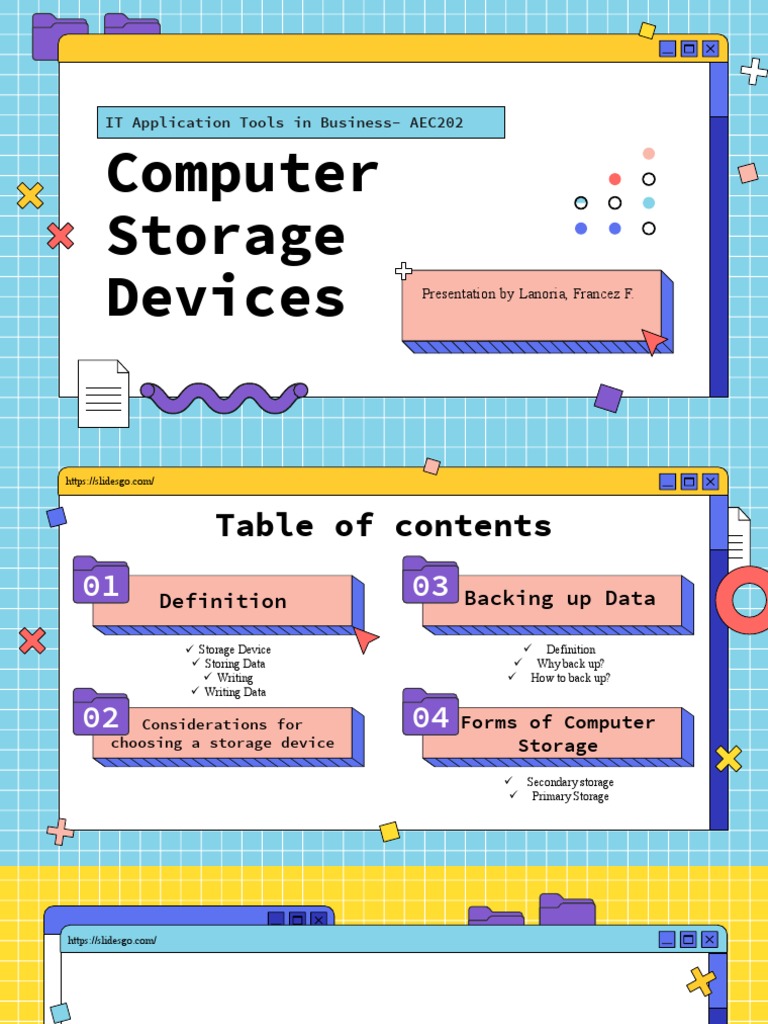 Storage Devices PDF Computer Data Storage Backup
