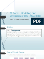 Notes-PPT - BE - EV - Sem I - Unit 5 - Frame - Chassis Design