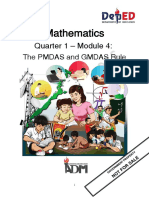 Mathematics 5 - Q1 - Module 4