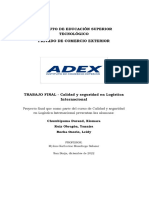 Tarea 7 - Trabajo Final de Exportación de Arandanos - Calidad y Seguridad en Logística Internacional