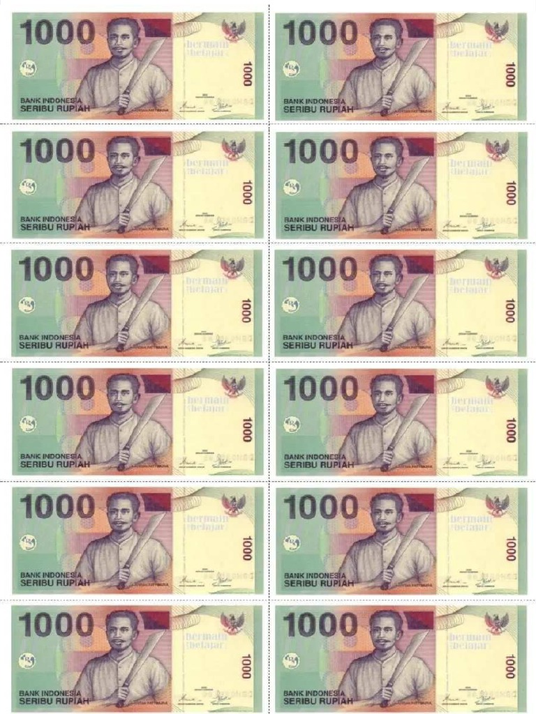 Uang Kertas Mainan | PDF