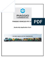 B Piaggio CV Dealership Proposal Form