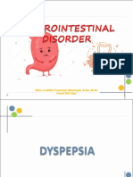 GIT DISORDER - Dyspepsia, Gastroenteritis, Malabsorbtion