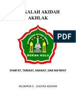 Makalah Aa Syariat Hakikat