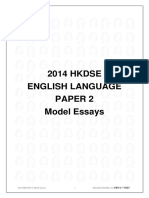 2014 DSE ENG LANG 2 Model Essays 39023934 PDF