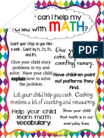 How Can I Help My Child in Math