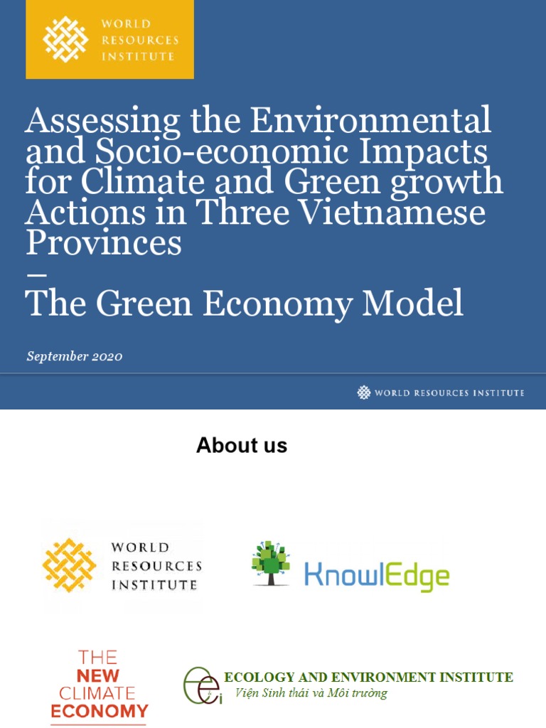Climate Impact Assessment in Vietnam | PDF | Economic Growth | Low ...