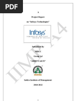 Report On Infosys by Group A4