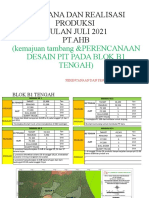 Kemajuan Tambang BULAN JULI