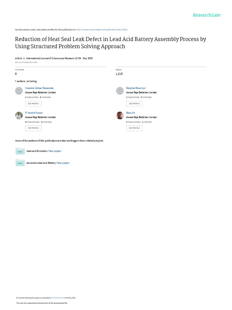 reductionofheatsealleakdefectinleadacidbatteryassemblyprocessbyusingstr
