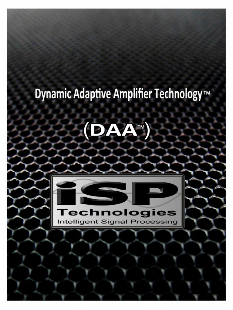 ISP Technologies DAAT Power Amplifier Technology White Paper PDF PDF