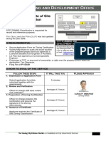 Securing Certificate of Site Zoning Classification