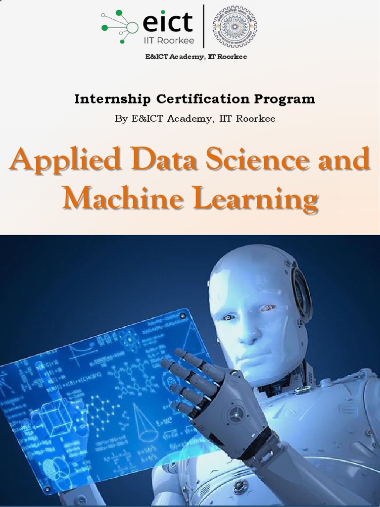 Internship certification program in applied data science and machine
