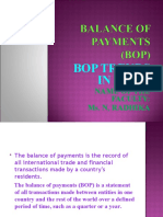 Balance of Payments (Bop)