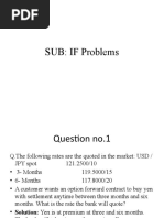 Problems Sub-If