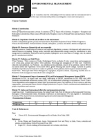 Environmental Management Syllabus For Bba Sem 2