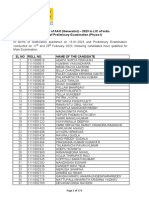 Result of Preliminary Exam AAO Generalist 2023 PDF