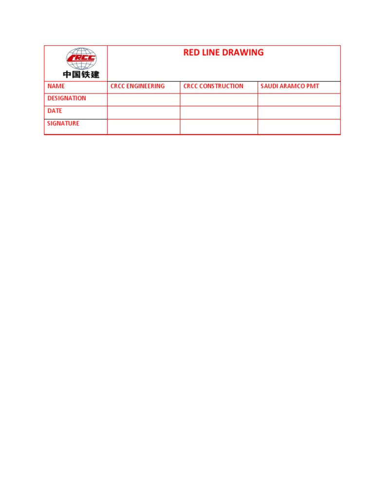 Red Line Drawing | PDF