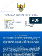 Pancasila Sebagai Sistem Etika