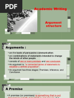 Argument Premise PPT 2021