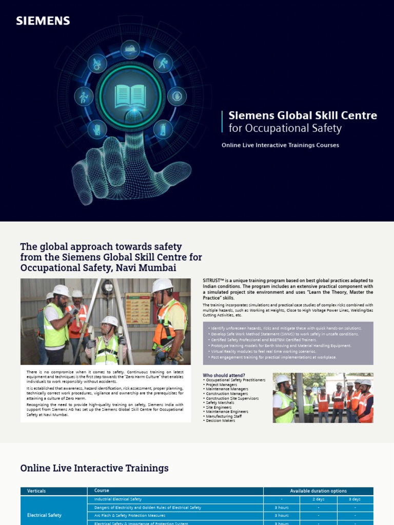 SITRUST Brochure PDF | PDF | Safety | Occupational Safety And Health