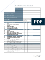 Mobile Scaffold Tower Inspection Sheet PDF
