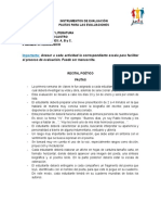 INSTRUMENTOS DE EVALUACIÓN - 5to Año PDF