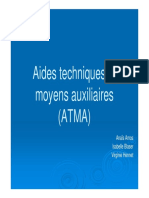 Aides Techniques Et Moyens Auxiliaires (ATMA) HES ARC APS 2021-2022 Sans Commentaire PDF