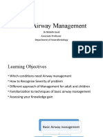 Basic Airway Management Techniques