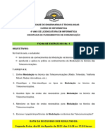 Ficha de Exercicios - Nr. 1