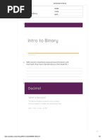 Introduction To Binary PDF