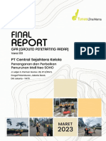 Final Report Georadar - Site Penanganan Dan Perbaikan Penurunan Mal Neo Soho Jakarta Barat PDF