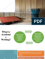 AW - Basics of Academic Writing