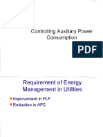 Controlling Auxiliary Power Consumption