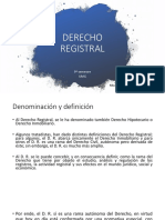 DERECHO REGISTRAL (1) 9 Sem