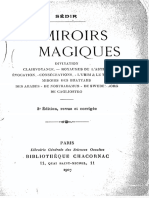 Sédir, Paul (1871-1926). Les miroirs magiques _ divination, clairvoyance, royaumes de l'astral, évocation... (3e édition, revue et corrigée) Sédir. 1907_