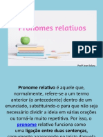 Portal do Professor - O emprego do pronome relativo e seus efeitos