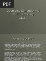 Geometric Dimensioning and Tolerancing GD&T