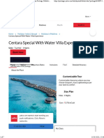 Centara Special With Water Villa Experience: Book Now Contact Seller