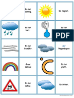 Spiele Im Deutschunterricht - Domino - Das Wetter